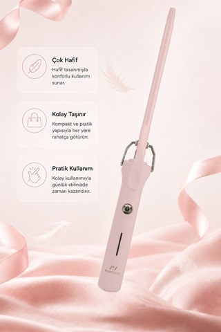 Ks-309 9mm Profesyonel İnce Saç Maşası - Afro Dalgası Ve Sık Bukle Yapıcı