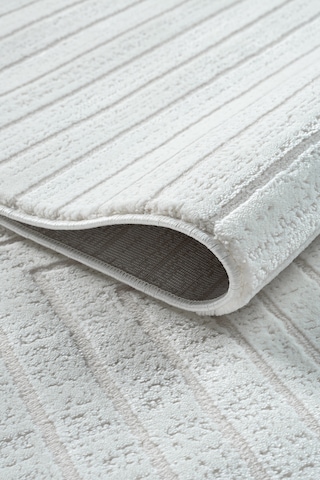 Mariesse Home Zen Koleksiyonu Bambu Dokulu Modern Sık Dokuma Halı - Salon Oturma Odası Halısı Krem