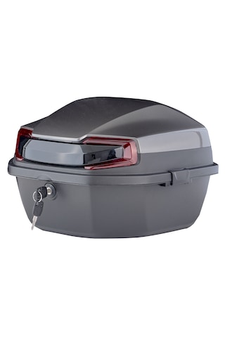 Motosiklet Çantası 33 Litre Metalik Koyu Gri