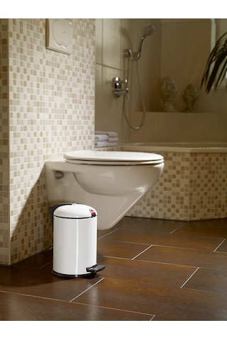 Hailo Design Kırmızı Çöp Kovası - 4 L Kırmızı