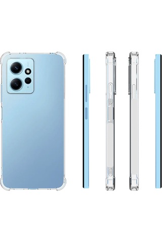 Zore Redmi Note 12 4g Kılıf Msra Nitro Anti Shock Silikon - Renksiz Renksiz