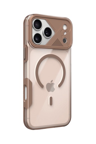 Joko Apple Apple iPhone Uyumlu 17 Pro Zinko Magsafe Kapak - Çöl Titanyum - Çöl Titanyum