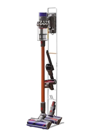 Asgard Grup Dyson V15 Uyumlu V12 V11 V10 V8 V7 V6 Pkt-iasgdikstant Dikey Beyaz Renk Süpürge Standı