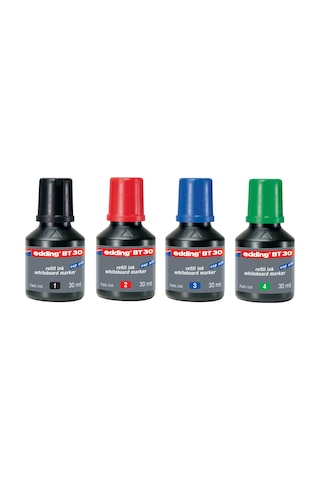 Edding Bt-30 Beyaz Tahta Kalem Mürekkebi 30 Ml 4 Renk