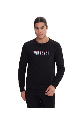 The Crow Whatever Erkek Sweatshırt Tc1904 Sİyah
