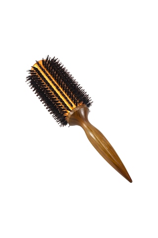 Xurunkeji Düz Twill Saç Tarağı Doğal Domuz Kılı Rulo Fırça Yuvarlak Namlu Üfleme Kıvırma Dıy Kuaförlük Şekillendirme Aracı