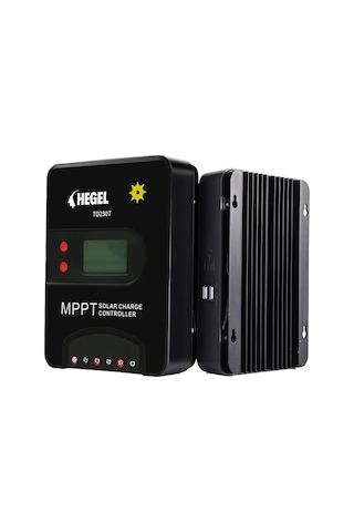 Hegel - İnges 30 Amper Mppt Solar Şarj Kontrol Cihazı - 12 / 24 Volt Akü Şarj Regülatörü - Kesici