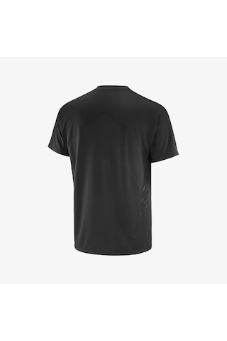 Salomon Sense Aero Gfx Erkek Koşu Tişört Deep Black Lc2699800 Siyah