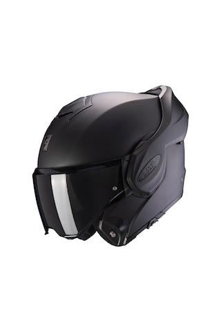 Scorpion Exo-tech Evo Çene Açılabilir Motosiklet Kaskı Mat Siyah Mat Siyah