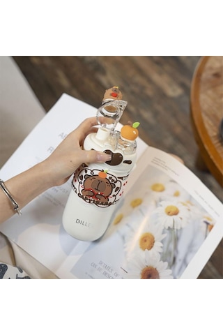 D9285 Paslanmaz Çelik Matara 520 Ml Çok Renkli