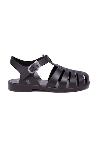 Igor S10259 Bıarrıtz Mate Siyah Ortopedik Günlük Kadın Sandalet Siyah