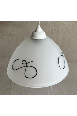 Ergani Tekli Avize Beyaz