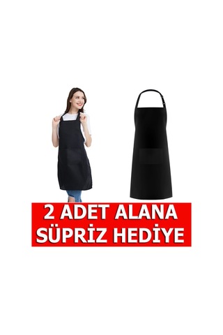 Bundera Apronix Ressam Önlüğü Sanat Boya Önlüğü Askı Cepli Önlük