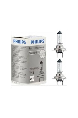2 Adet H7 12V 55W Standart Far Ampulu Phılıps