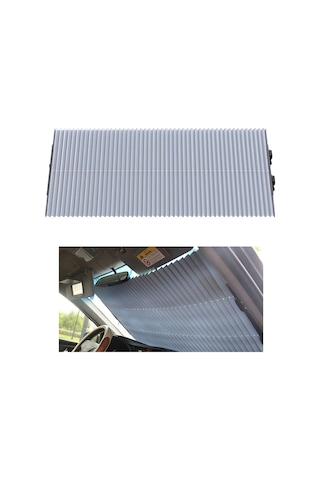 Cbtx Global R-8043 65 Cm Araba Ön Cam Güneşlik Kapak Geri Çekilebilir Cam Güneşlik Vantuzlu