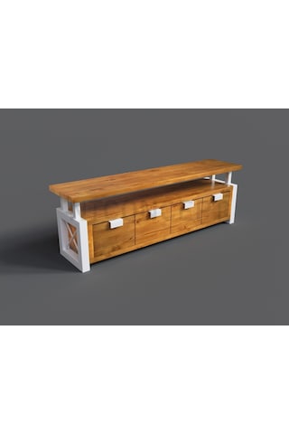 Ntconcept Masif Ağaç Loft Tv Standı Ntconcept Masif Ağaç Loft Tv Standı