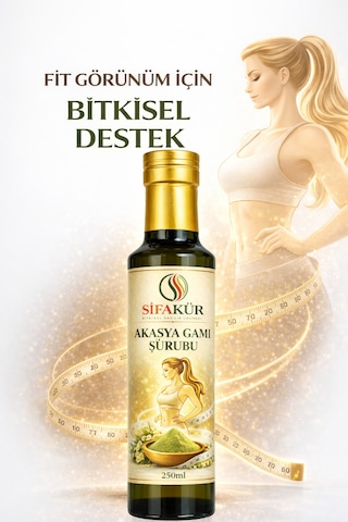 Şifakür Akasya Gamı Şurubu 250 Ml L-carnitin & Matcha İçerikli Bitkisel Takviye Şifakür Akasya Gamı Şurubu 250 Ml L-carnitin & Matcha İçerikli Bitkisel Takviye