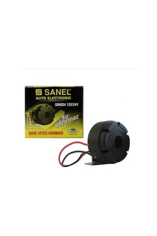 Ahmet Otomotiv 12v / 24v Uyumlu Geri Vites Ikaz Kornası Sbh834