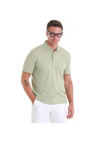 Hatemoğlu Yeşil Regular Fit Düz Merserize Polo Yaka 100% Pamuk Tişört 35362024c020 16-0110tpx Yeşil