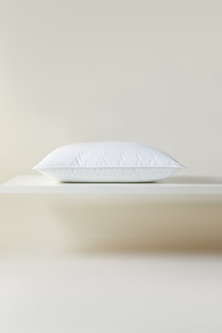 Ocean Home Textile %100 Pamuk Kumaş Kaz Tüyü Konforunda Saten Biyeli 900 Gr Mikrojel Yastık 50 X 70 Cm Beyaz