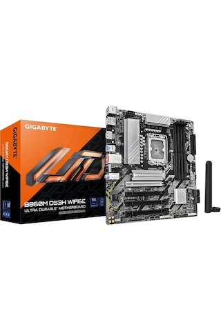 Gigabyte B860m Ds3h Wıfı6e 9066mhz Oc Ddr5 M.2 1851p Matx Anaka