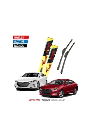 Hyundai Elantra İnwells Muz Silecek Takımı 2016-2020
