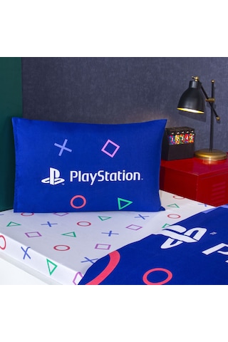 Taç Lisanslı Playstation Tek Kişilik Pamuk Nevresim Takımı 120 000000001000050868 Çok Renkli