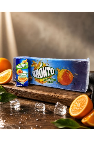 Bronto Portakal Aromalı İçecek 200 Ml X27 Adet