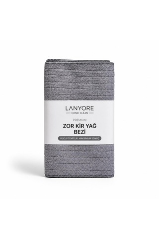 Lanyore Home Clean Premium Zor Kir Yağ Bezi Gri