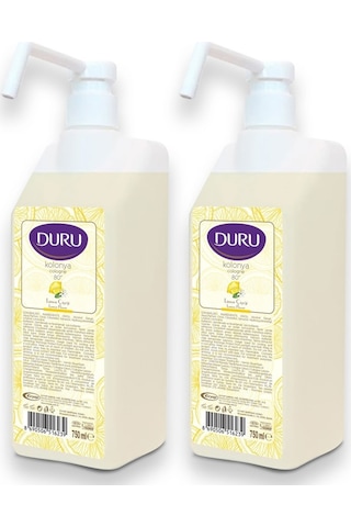 Duru 80 Derece Limon Çiçeği Kolonyası Pompalı 750 ML x 2
