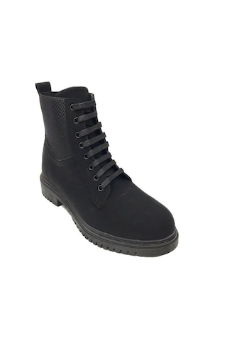 Sdf 84 Deri Trend Fashion Kadın Bot Siyah