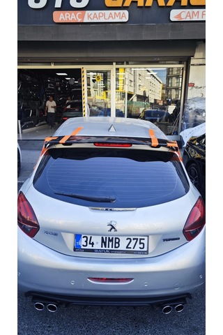 Pejo 208 2013-2020 Dtm Spoiler Fiber Parlak Siyah Boyalı
