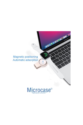 Apple Uyumlu Watch Series 8 41-45mm 2in1 Type-C&USB Manyetik Şarj AL2730