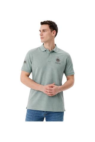 Arma Ar-ma Erkek Polo Yaka Tişört Resim Baskili Örme Kumaş Regular Fit %100 Pamuk 30/1 Çift Toplama Penye Pike Y31374358902 Mavi-m24