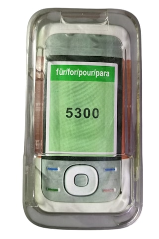 Nokia 5300 Uyumlu Telefon Koruyucu Şeffaf Mika Kapak -