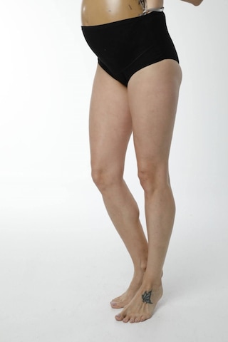 Hmd Underwear Kadın Siyah Pamuklu Yüksel Bel Hamile Lohusa Külot & Rahat Doku Hmd1413 Siyah
