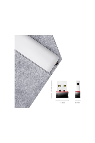 802.11 N/G/B RTL8188FTV 300 Mbps Wi-Fi Adaptör Nano Wireless Alıcı Dongle
