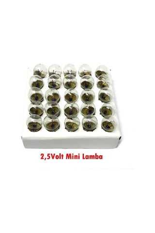 Electroon Mini Lamba 2.5Volt - 50 Adet -