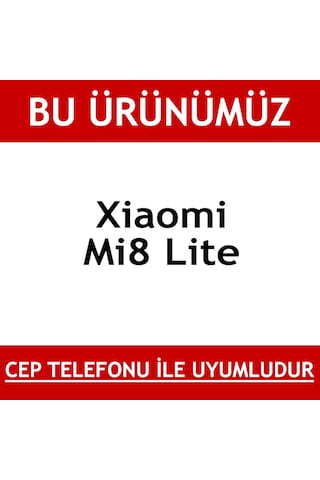 Xiaomi Mi 8 Lite Kırılmaz Ekran Koruyucu Temperli Cam - Mi 8 Lite