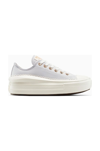 Converse Chuck Taylor All Star Move Platform Lace Trim Kadın Günlük Spor Ayakkabı C-cona15494b10095 Gri
