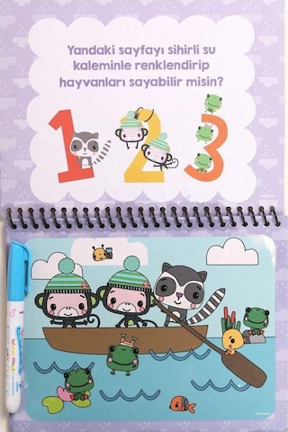 Fisher Price Sihirli Su Kalemli Boyama Kitabı / Sayılar