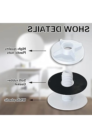 Mutfak Lavabo Delik Kapağı Seti - Sızdırmaz Ve Dayanıklı 0.2mm Kenar Kalınlığı