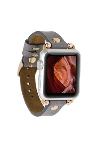 Apple Uyumlu Watch Deri Kordon Ferro 38-40-41mm Rt Rst9
