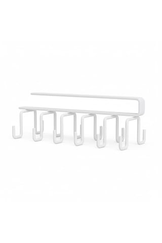 Dolap Raf Altı Bardak Ve Mutfak Eşyası Askılığı Düzenleyici Al5342 Beyaz