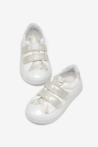 Tonny Black Çoçuk Sim Detaylı Cırtlı Rahat Kalıp Sneaker Çocuk Unisex Beyaz Sneaker Tbarz1035 Beyaz