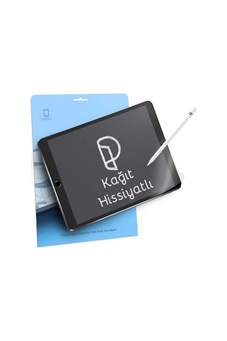 Apple Ipad 10.2 9.nesil Paper-like Ekran Koruyucu Kağıt Hisli Kırılmaz Cam Kaymaz Mat Yüzey