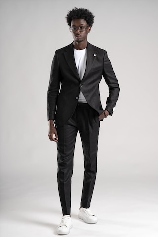 Sir Regular Fit Yarım Astarlı %100 Linen Keten Kumaş Takım Elbise 001
