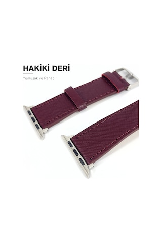 Dxl El Yapımı Hakiki Deri Kutulu Apple Uyumlu Watch Kordon 42mm 44mm 45mm 49mm Watch Ultra Kayış