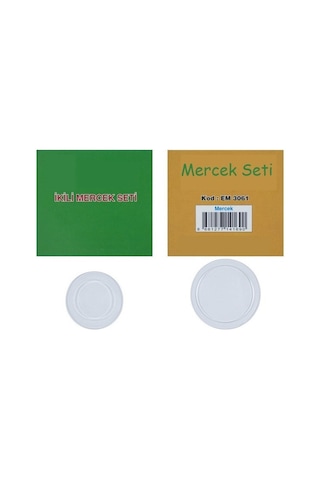 Optik Mini Mercek Seti 2'li Set Büyük ve Küçük 3cm ve 4cm Plastik