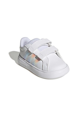 Adidas Grand Court 3.0 Bub Bebek Günlük Ayakkabı Kj0897 Beyaz Beyaz